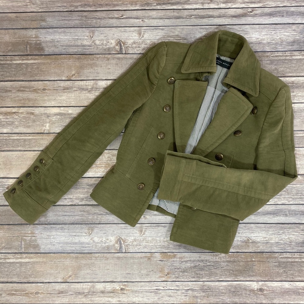 🔥Zara Jacket Olive Size S